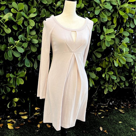 YOANA BARASCHI Pale Pink Marble Cut out Dress NWT Small - Picture 1 of 16